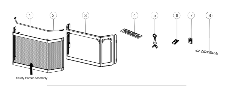 Section_4 Diagram and Parts List for GDS28-1NSB  Napoleon Heating Stove