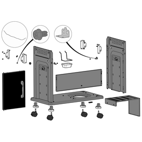 Cart Diagram and Parts List for RXT625SIBNK-1  Napoleon Built-In Cooking