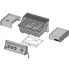 Base Diagram and Parts List for RXT425SIBNSS-1  Napoleon Built-In Cooking