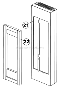 Part Location Diagram of LK8 Napoleon Light Kit