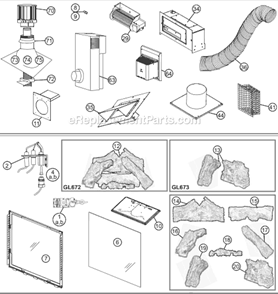 Part Location Diagram of W100-0069 Napoleon Pilot Assembly - Ng