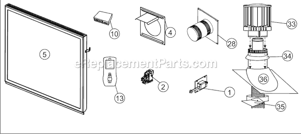 Part Location Diagram of W175-0002 Napoleon 8" Coupler