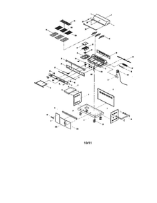 Gas Grill Diagram and Parts List for 720-0021  Nexgrill Grill