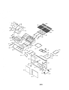 Gas Grill Diagram and Parts List for 720-0718B  Nexgrill Grill