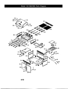 Gas Grill Diagram and Parts List for 720-0670A  Nexgrill Grill