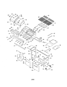 Part Location Diagram of 04005504A0 Nexgrill Charcoal tray