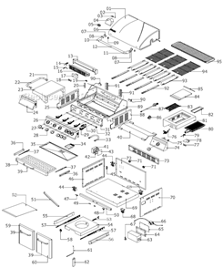 Part Location Diagram of 05000513A0 Nexgrill Lighting Rod