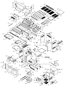 Part Location Diagram of 13000269A0 Nexgrill Warming Rack