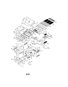 Gas Grill Diagram and Parts List for 720-0650A  Nexgrill Grill