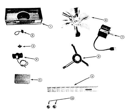 Diagram Diagram and Parts List for 3300  Nutone Range Hood