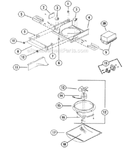 Part Location Diagram of S17484000 Nutone Light Switch