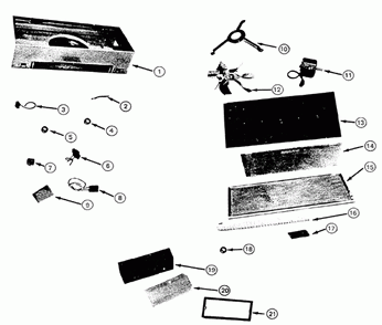 Diagram Diagram and Parts List for 3400  Nutone Range Hood