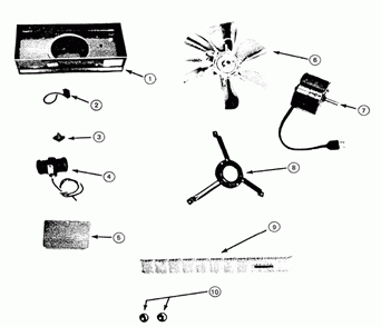 Diagram Diagram and Parts List for 3300  Nutone Range Hood