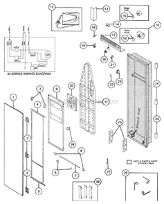 Part Location Diagram of AVDCPN Nutone Ironing Board Cover Pad