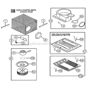 Part Location Diagram of S65071000 Broan Bracket