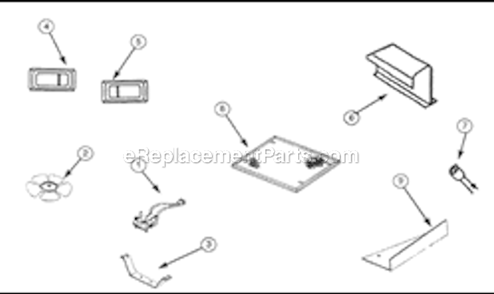 Part Location Diagram of SK6388000 Nutone Filter Aluminum