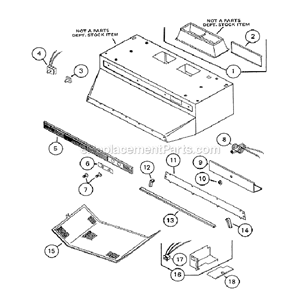 Part Location Diagram of S17946000 Nutone Louver Assy