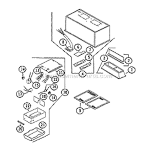 Part Location Diagram of S65776000 Broan Nt Srv Asm Lens