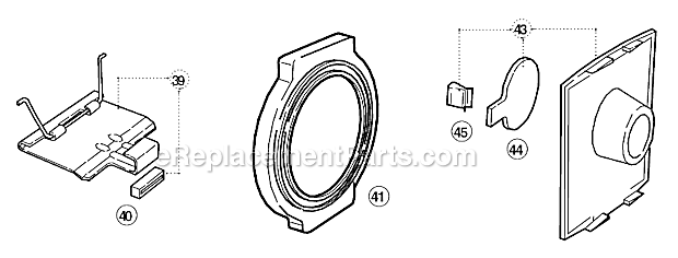 Page B Diagram and Parts List for BB900-SM Type 3 Oreck Canister Vacuum