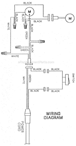 Page C Diagram and Parts List for BF-2175G  Oreck Upright Vacuum