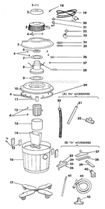 Part Location Diagram of 62102 Oreck Lable Warning