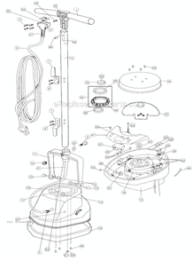 Part Location Diagram of O-030060001 Oreck Cord Flex Relief
