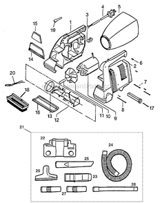 Part Location Diagram of 63553 Oreck Belt