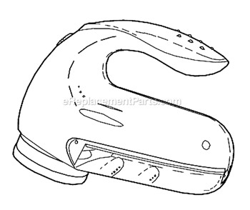 Page A Diagram and Parts List for XJ-350  Oreck Hand Vacuum