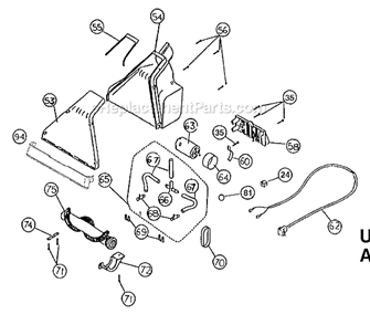 Page B Diagram and Parts List for XLS700  Oreck Steamer