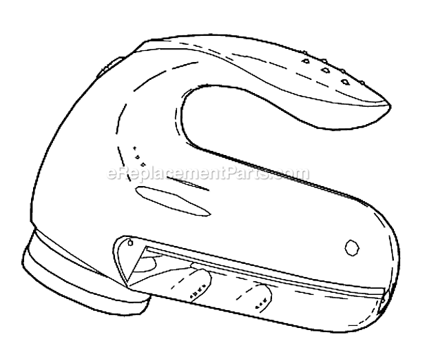 Page A Diagram and Parts List for XJ-350  Oreck Hand Vacuum