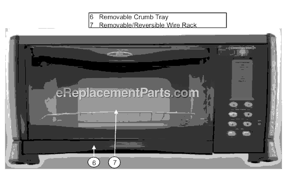 Page A Diagram and Parts List for 6292  Oster Toaster