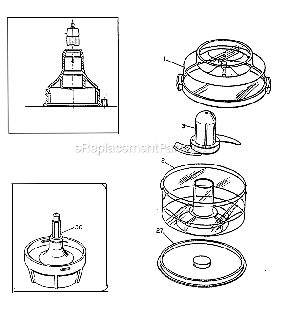 Page B Diagram and Parts List for 6632  Oster Blender