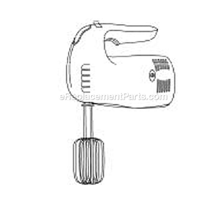 Page A Diagram and Parts List for 2492  Oster Mixer