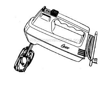 Page A Diagram and Parts List for 2502-1  Oster Mixer