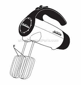 Part Location Diagram of 118401000000 Oster Pro BEATER