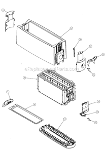 Page A Diagram and Parts List for 3808  Oster Toaster