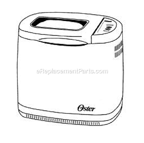 Page A Diagram and Parts List for 5846  Oster Bread Maker