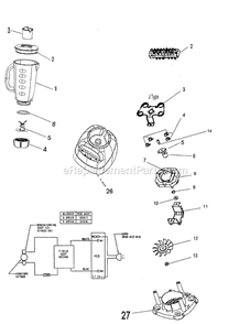 Part Location Diagram of 026861-000-000 Oster Washer-Pls