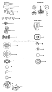 Page A Diagram and Parts List for 6688  Oster Blender