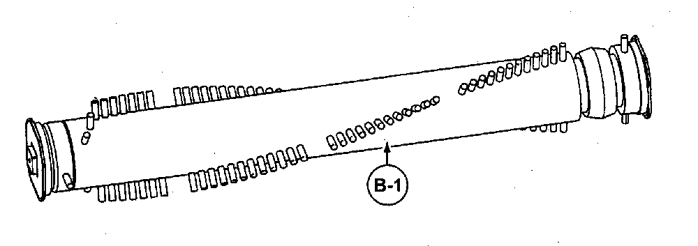 Agitator assy Diagram and Parts List for MC-V325  Panasonic Upright Vacuum
