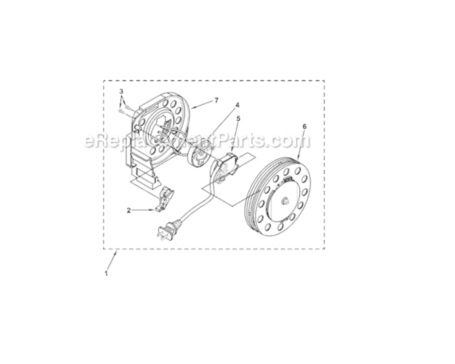 Page D Diagram and Parts List for MC-CG973-00  Panasonic Upright Vacuum