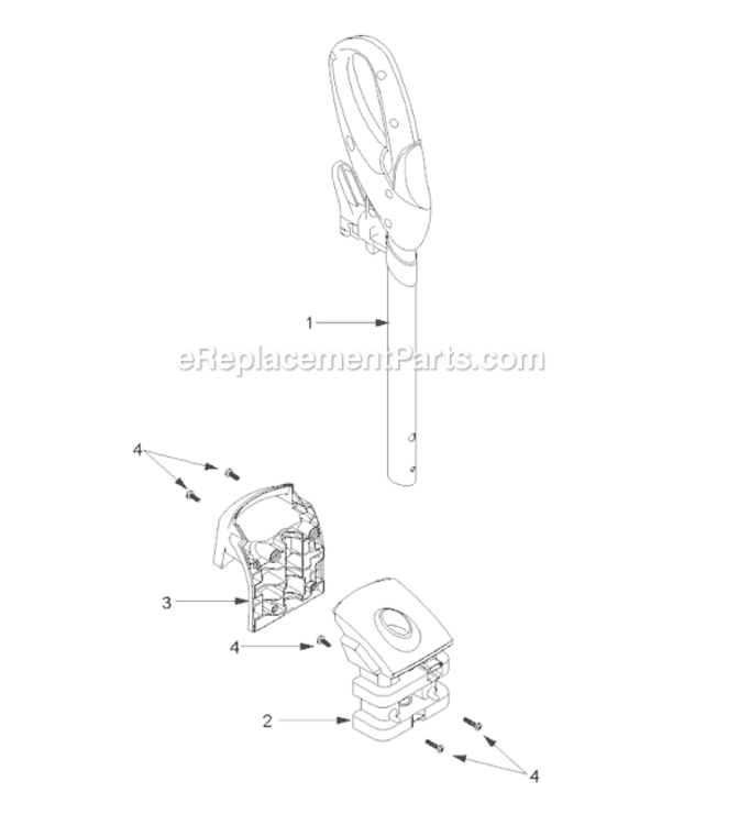 Page C Diagram and Parts List for MC-GG773-01  Panasonic Upright Vacuum