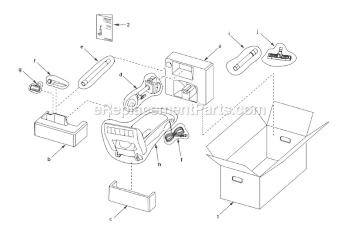 Page E Diagram and Parts List for MC-UG787-00  Panasonic Upright Vacuum