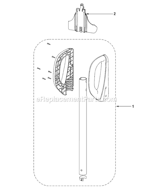 Page C Diagram and Parts List for MC-UL671-00  Panasonic Upright Vacuum