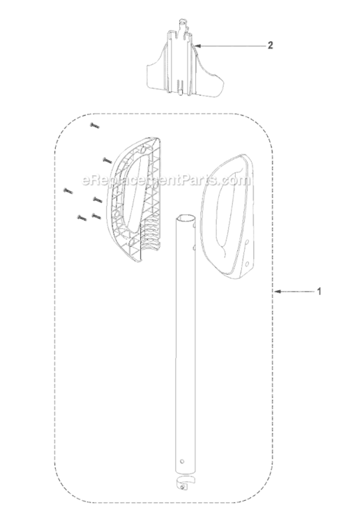 Page C Diagram and Parts List for MC-UL675-00  Panasonic Upright Vacuum