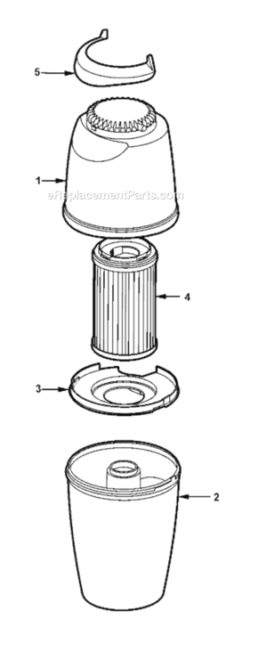Page D Diagram and Parts List for MC-V5454-02  Panasonic Upright Vacuum
