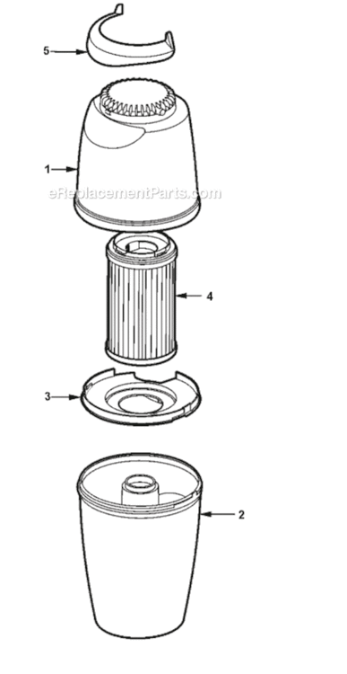 Page D Diagram and Parts List for MC-V5485-01  Panasonic Upright Vacuum