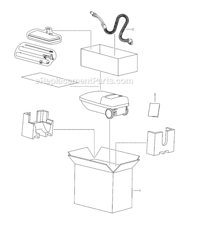 Page C Diagram and Parts List for MC-V9634C-00  Panasonic Upright Vacuum