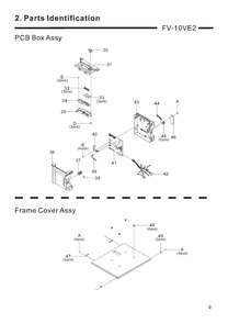 Part Location Diagram of FFV5580011S Panasonic Switch Spring