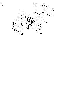 Door assembly Diagram and Parts List for NNS668BAS  Panasonic Microwave